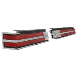 1984-87 Buick Regal Chrome Tail Light Set without Housing